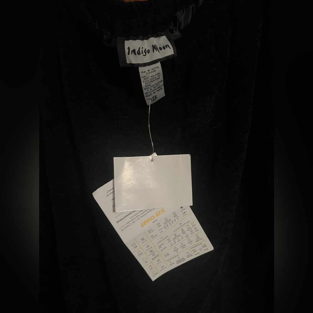 NWT Indigo Moon Fringe Bottom Skirt 2X